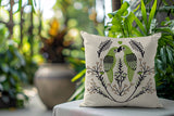 Jimi Parrot Lumbar Indoor/Outdoor Throw Pillow