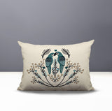 Jimi Parrot Lumbar Indoor/Outdoor Throw Pillow