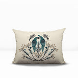 Jimi Parrot Lumbar Indoor/Outdoor Throw Pillow