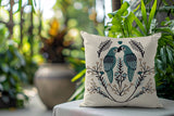 Jimi Parrot Lumbar Indoor/Outdoor Throw Pillow