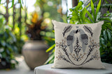 Jimi Parrot Lumbar Indoor/Outdoor Throw Pillow