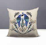Jimi Parrot Reversible Indoor/Outdoor Square Pillow