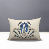 Jimi Parrot Lumbar Indoor/Outdoor Throw Pillow
