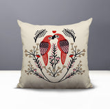 Jimi Parrot Reversible Indoor/Outdoor Square Pillow