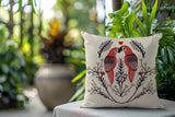 Jimi Parrot Lumbar Indoor/Outdoor Throw Pillow