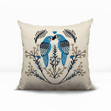Jimi Parrot Reversible Indoor/Outdoor Square Pillow