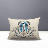 Jimi Parrot Lumbar Indoor/Outdoor Throw Pillow