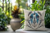 Jimi Parrot Lumbar Indoor/Outdoor Throw Pillow
