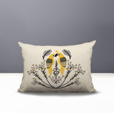 Jimi Parrot Lumbar Indoor/Outdoor Throw Pillow