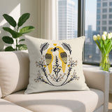 Jimi Parrot Lumbar Indoor/Outdoor Throw Pillow