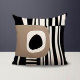 Jina Abstract Reversible Indoor/Outdoor Square Pillow