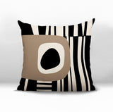 Jina Abstract Reversible Indoor/Outdoor Square Pillow