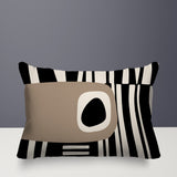 Jina Abstract Reversible Indoor/Outdoor Rectangular Pillow