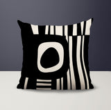Jina Abstract Reversible Indoor/Outdoor Square Pillow