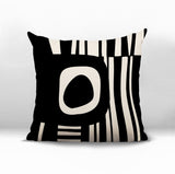 Jina Abstract Reversible Indoor/Outdoor Square Pillow