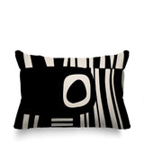 Jina Abstract Reversible Indoor/Outdoor Rectangular Pillow