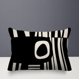 Jina Abstract Reversible Indoor/Outdoor Rectangular Pillow