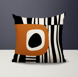 Jina Abstract Reversible Indoor/Outdoor Square Pillow