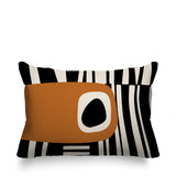 Jina Abstract Reversible Indoor/Outdoor Rectangular Pillow