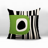 Jina Abstract Reversible Indoor/Outdoor Square Pillow