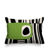 Jina Abstract Reversible Indoor/Outdoor Rectangular Pillow