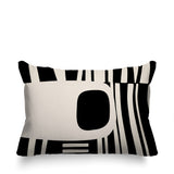 Jina Abstract Reversible Indoor/Outdoor Rectangular Pillow