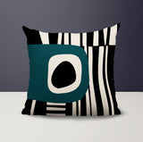 Jina Abstract Reversible Indoor/Outdoor Square Pillow