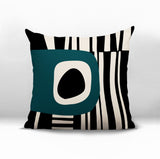 Jina Abstract Reversible Indoor/Outdoor Square Pillow