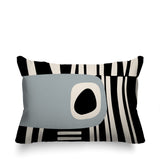 Jina Abstract Reversible Indoor/Outdoor Rectangular Pillow