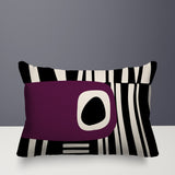 Jina Abstract Reversible Indoor/Outdoor Rectangular Pillow