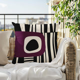 Jina Abstract Reversible Indoor/Outdoor Square Pillow