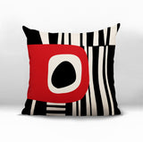 Jina Abstract Reversible Indoor/Outdoor Square Pillow