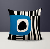 Jina Abstract Reversible Indoor/Outdoor Square Pillow