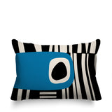 Jina Abstract Reversible Indoor/Outdoor Rectangular Pillow