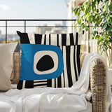 Jina Abstract Reversible Indoor/Outdoor Square Pillow