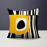 Jina Abstract Reversible Indoor/Outdoor Square Pillow