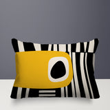 Jina Abstract Reversible Indoor/Outdoor Rectangular Pillow