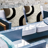 Jira Spun Polyester Lumbar Indoor/Outdoor Throw Pillow
