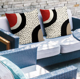 Jira Spun Polyester Lumbar Indoor/Outdoor Throw Pillow