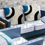Jira Spun Polyester Lumbar Indoor/Outdoor Throw Pillow