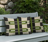 Joey 2 Sets Indoor/Outdoor Reversible Rectangular Pillow