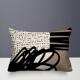 Jofre Abstract Reversible Indoor/Outdoor Rectangle Pillow