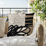 Jofre Abstract Reversible Indoor/Outdoor Square Pillow