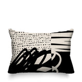 Jofre Abstract Reversible Indoor/Outdoor Rectangle Pillow