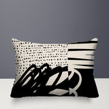 Jofre Abstract Reversible Indoor/Outdoor Rectangle Pillow