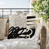 Jofre Abstract Reversible Indoor/Outdoor Square Pillow