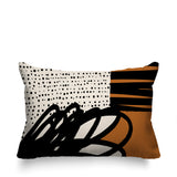 Jofre Abstract Reversible Indoor/Outdoor Rectangle Pillow
