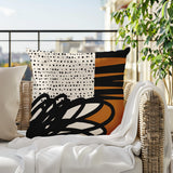 Jofre Abstract Reversible Indoor/Outdoor Square Pillow