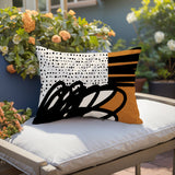 Jofre Abstract Reversible Indoor/Outdoor Square Pillow