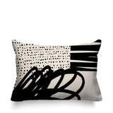 Jofre Abstract Reversible Indoor/Outdoor Rectangle Pillow
